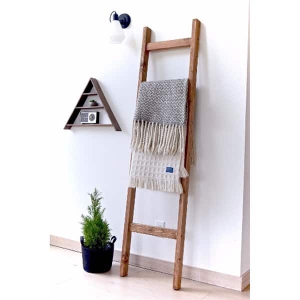 Shop 6ft Decorative Blanket Ladder Freestanding Wood Display On