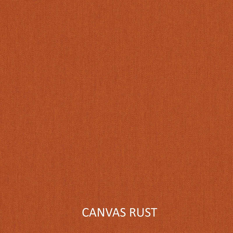 Sunbrella Canvas Natural / Rust Flange Indoor/ Outdoor Pillows, Set of 2