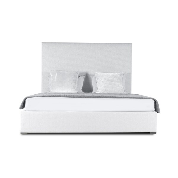 Audrey Plain Upholstery High Height King Size Bed White Free Audrey Plain Upholstery High Height King Size Bed White