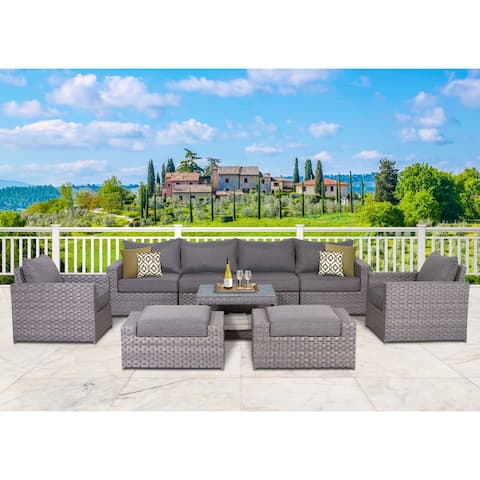 Cromwell 9 Piece Olefin Conversation Set