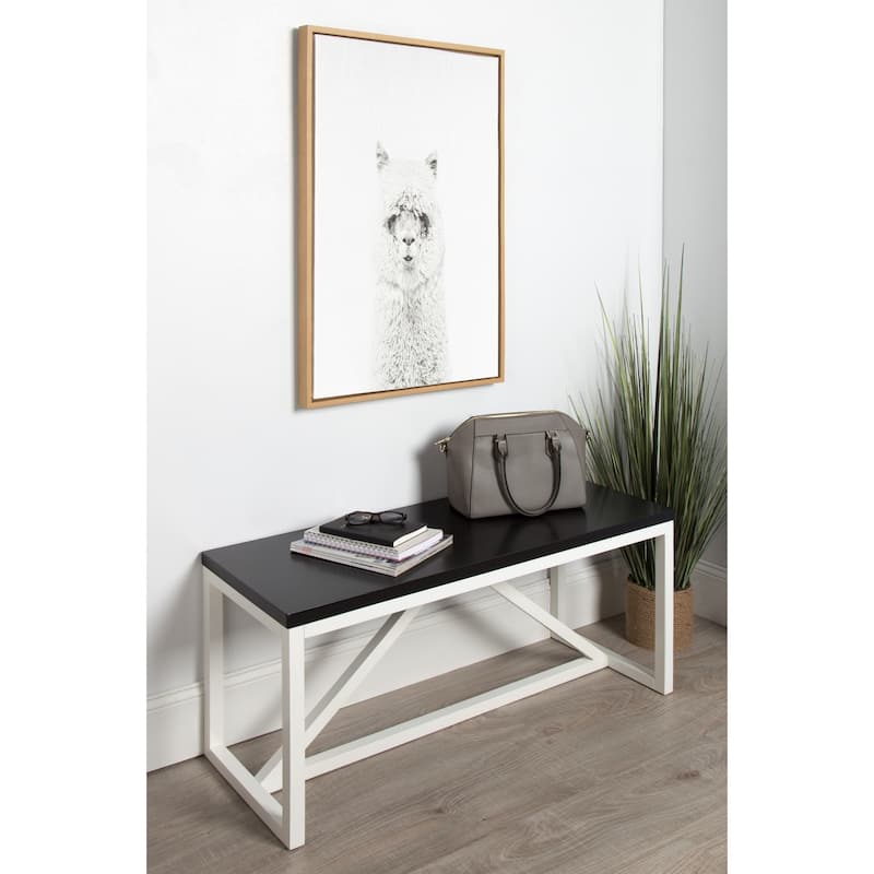 Sylvie Hairy Animal Framed Canvas Wall Art, Natural 23 x 33