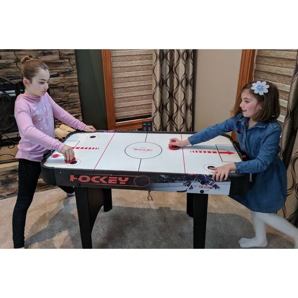 Shop Airzone Play 48 Air Hockey Table W Led Scoring Overstock