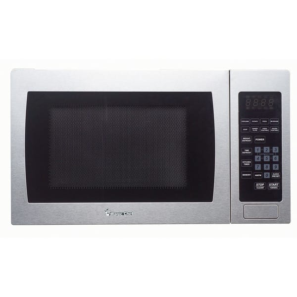 Shop Magic Chef 0 9 Cu Ft 900w Countertop Microwave Oven With