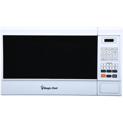 Magic Chef 1.3 Cu. Ft. 1000W Countertop Microwave Oven in White