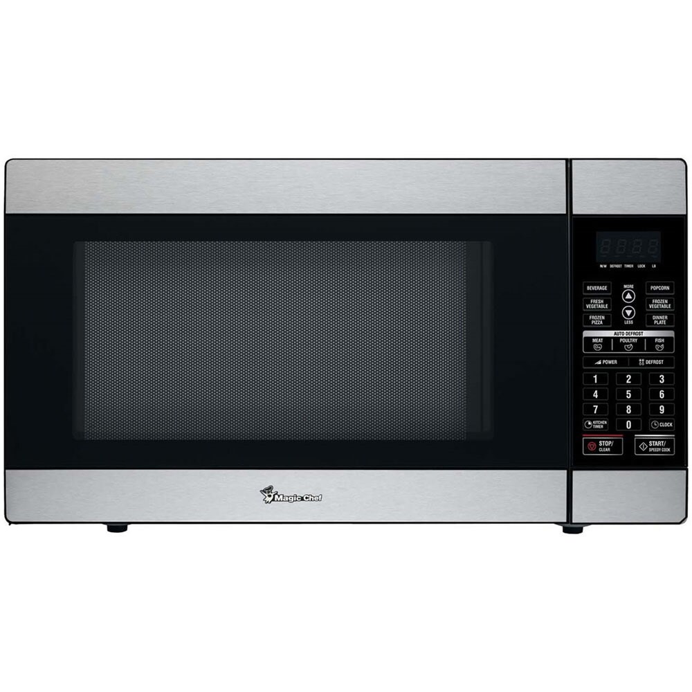 Shop Magic Chef 1 8 Cu Ft 1100w Countertop Microwave Oven In