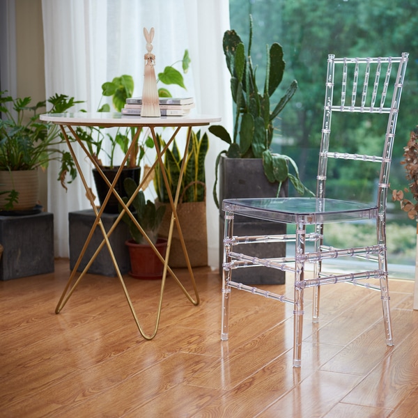 Nina Clear Polycarbonate Dining Chair (Set of 2)