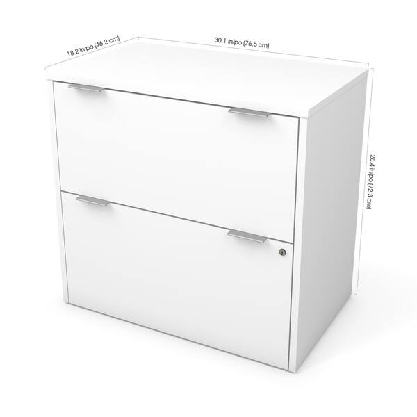 Shop Bestar I3 Plus Lateral File Overstock 19851979 White