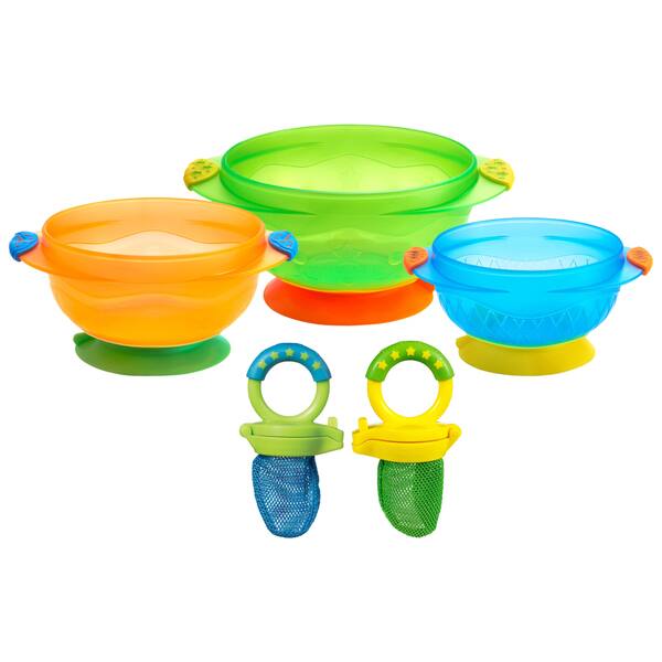 Shop Munchkin 3 Count Suction Bowls With Teething Fresh Food