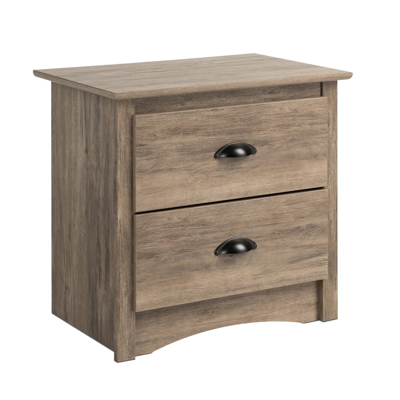 Prepac 2-Drawer Nightstand - Drifted Gray