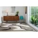 preview thumbnail 2 of 27, Carson Carrington Drammen Modern Abstract Waves Shag Area Rug