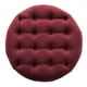 preview thumbnail 6 of 12, Copper Grove Moses Button Tufted Velvet Berry Round Storage Ottoman