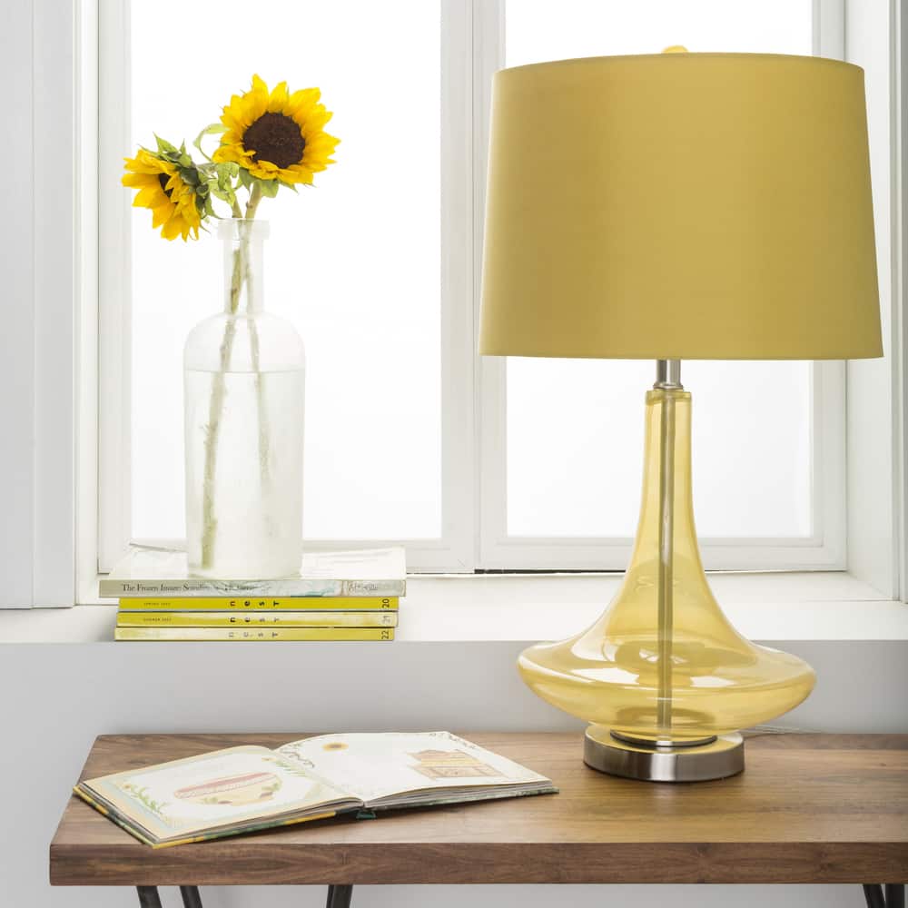 Livabliss Paimio Solid Yellow Bray Table Lamp
