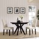 preview thumbnail 4 of 9, Porch & Den Felix Upholstered Grey and Beige Dining Chair