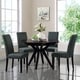 preview thumbnail 7 of 9, Porch & Den Felix Upholstered Grey and Beige Dining Chair