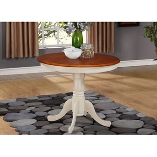 Copper Grove  Karl Wood 36-inch Round Antique Table (Cherry Finish/White Finish)