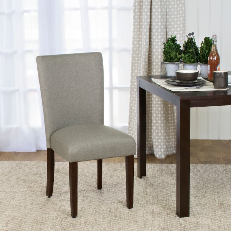 HomePop Textured Parson Dining Chair - Grey