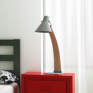 Palm Canyon Cantera Mid-Century Modern Wood Lamp