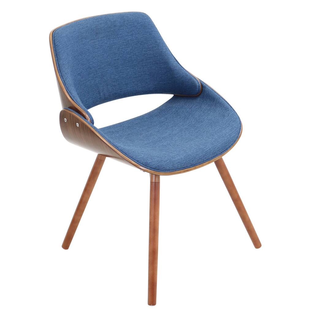 Carson Carrington Svetlana Walnut Mid-Century Modern Chair - N/A