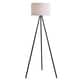 preview thumbnail 2 of 4, Carson Carrington Vinderup Black 61.25-inch 3-way Tripod Floor Lamp with Linen Shade