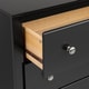 preview thumbnail 10 of 8, Sonoma Transitional Black Laminate 5-drawer Chest