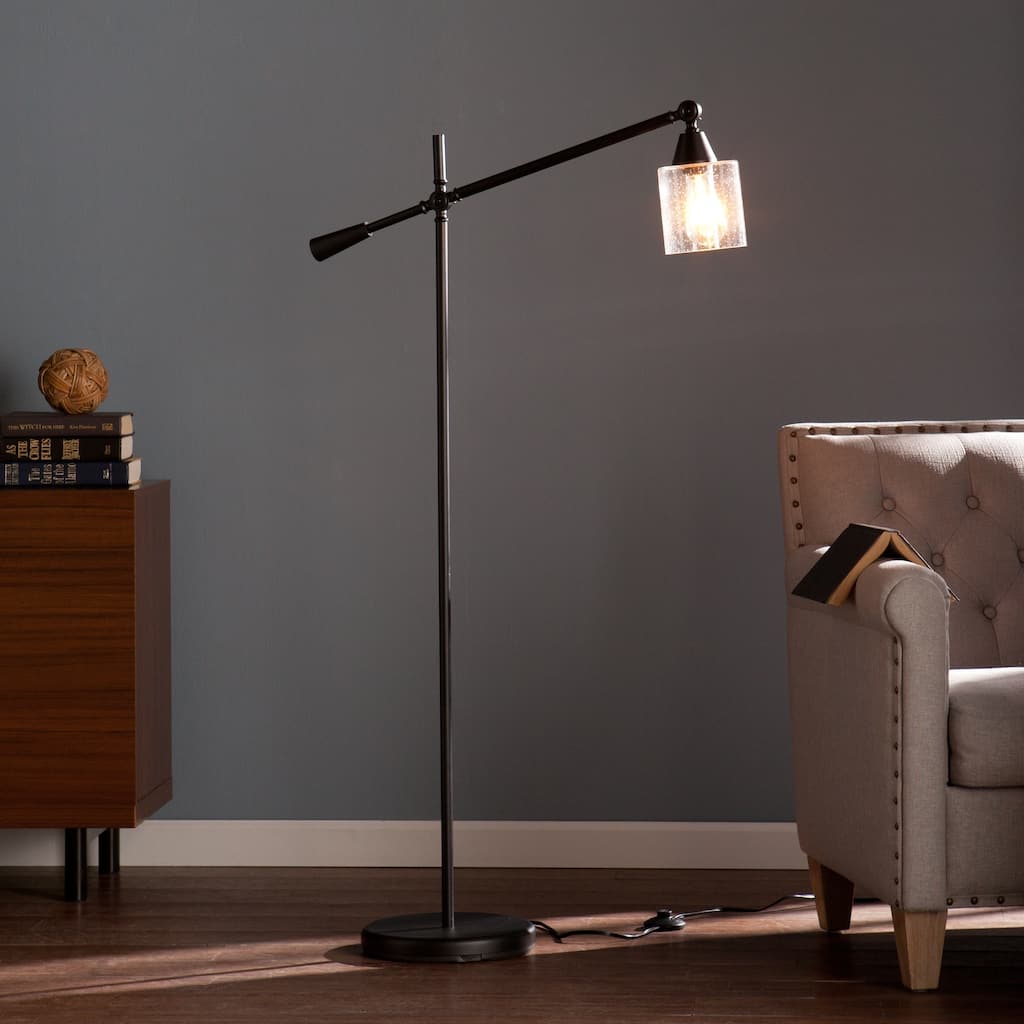 Carbon Loft Edgar Straight Angle Floor Lamp
