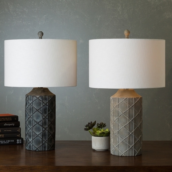 The Gray Barn Red Sky Antique Resin Base Table Lamp