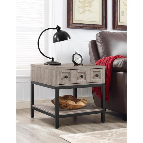The Gray Barn Fayette Oak End Table