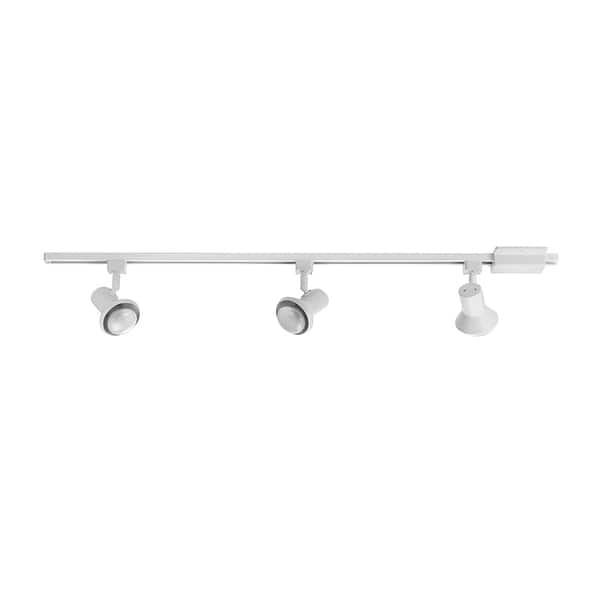Catalina Lighting White 3Light 42" Linear Track Lighting Kit Bed