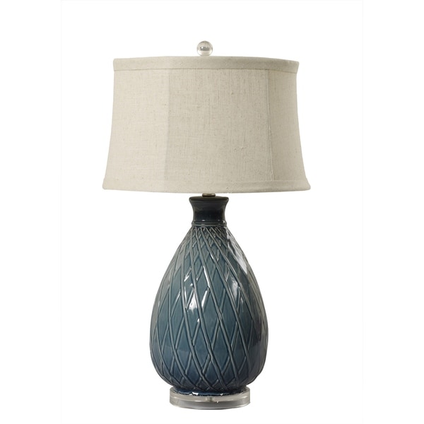 midnight blue table lamp