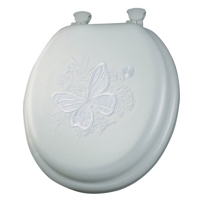 round cushioned toilet seat