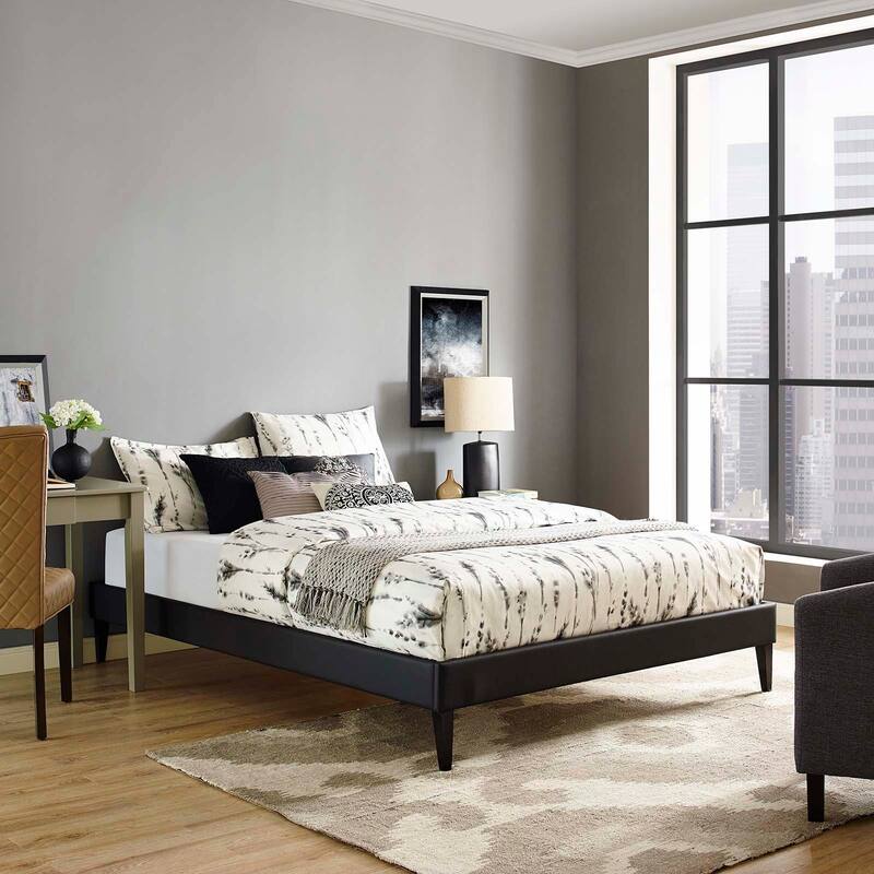 Tessie Full Bed Frame with Squared Tapered Legs