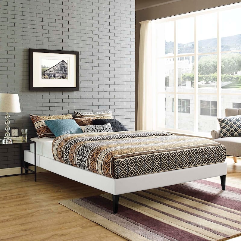 Tessie Full Bed Frame with Squared Tapered Legs