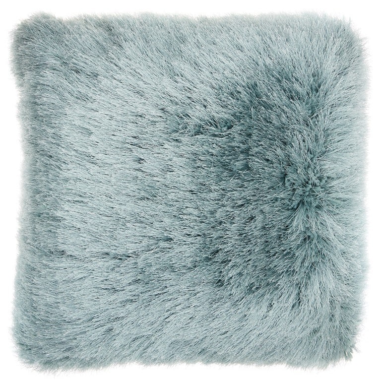 Mina Victory Yarn Shimmer Shag Throw Pillow by Nourison (17" x 17")