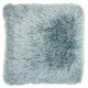 preview thumbnail 1 of 13, Mina Victory Yarn Shimmer Shag Throw Pillow by Nourison (17" x 17")