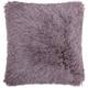 Mina Victory Yarn Shimmer Shag Throw Pillow by Nourison (17" x 17") - 20" x 20" - Lavender