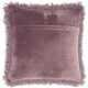 preview thumbnail 7 of 13, Mina Victory Yarn Shimmer Shag Throw Pillow by Nourison (17" x 17")