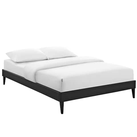Tessie King Bed Frame with Squared Tapered Legs