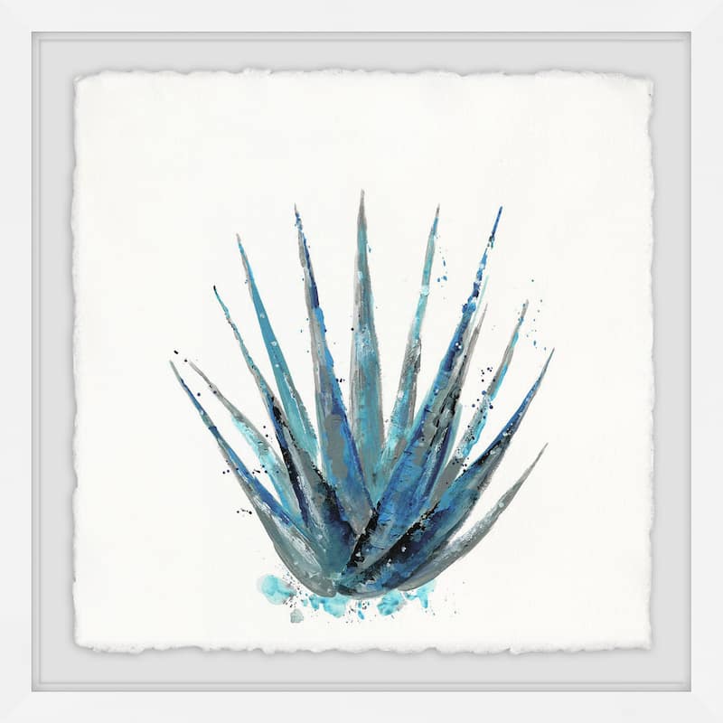 'Agave II' Framed Painting Print - Multi-Color