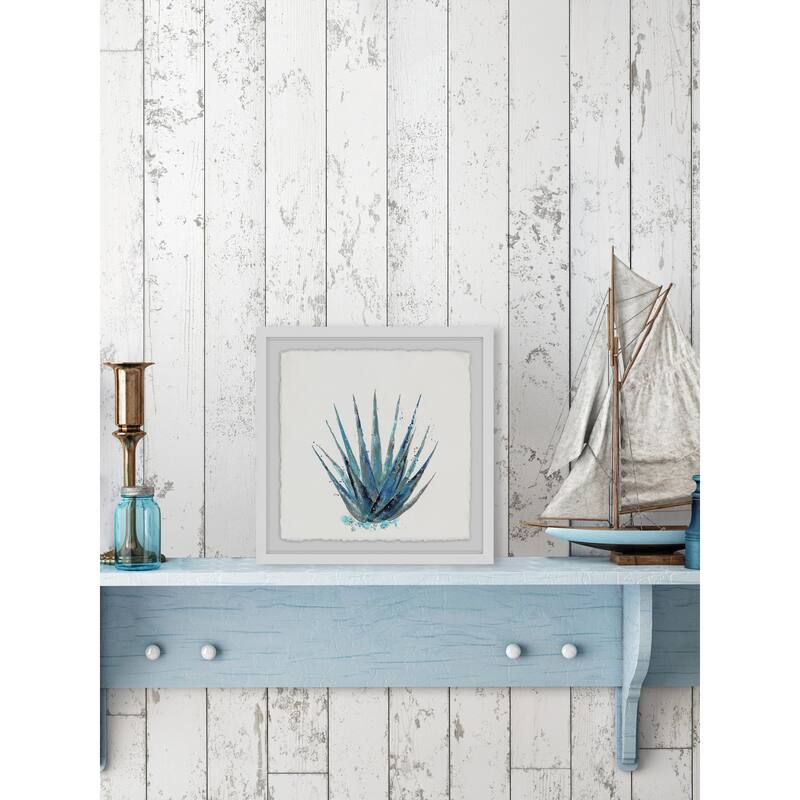 'Agave II' Framed Painting Print - Multi-Color