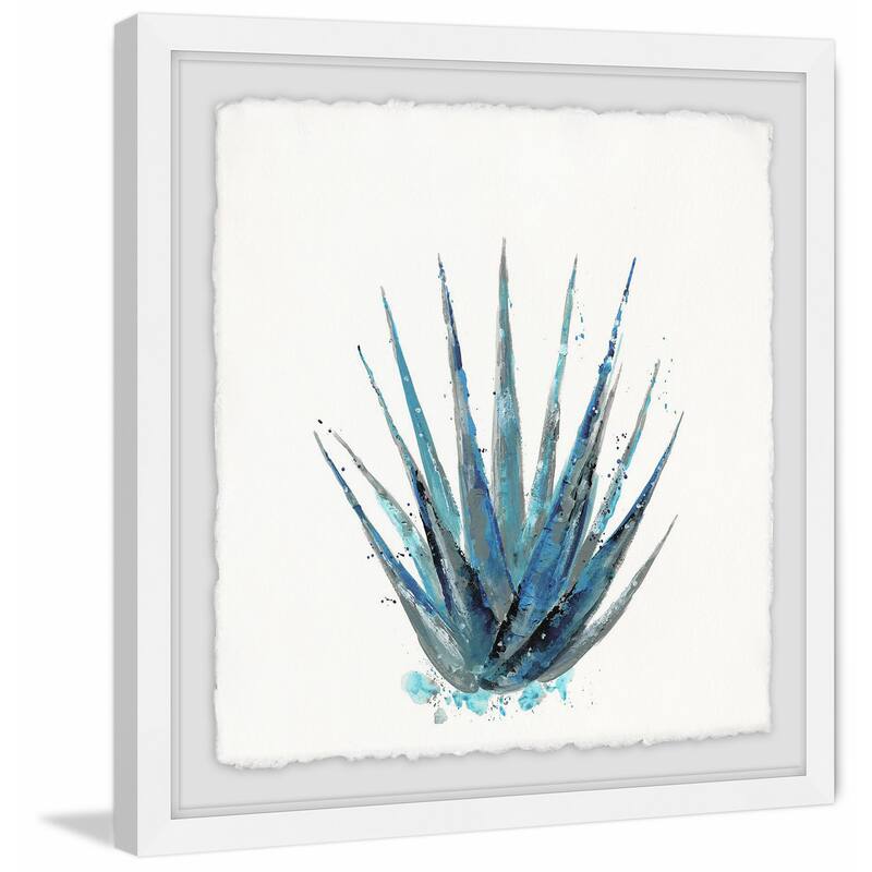 'Agave II' Framed Painting Print - Multi-Color