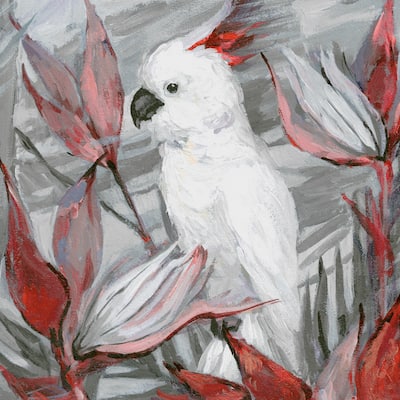 'White Cockatoo II' Painting Print on Wrapped Canvas - Multi-Color