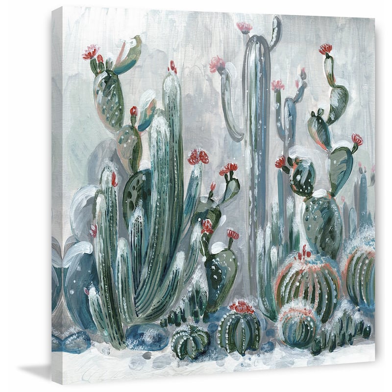 'Cactus Garden II' Painting Print on Wrapped Canvas - Multi-Color