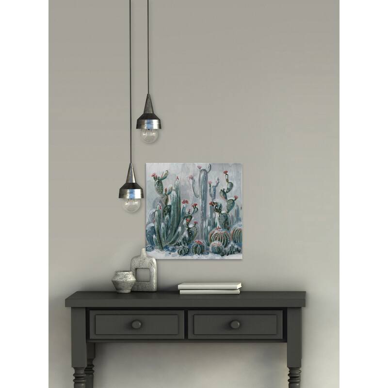 'Cactus Garden II' Painting Print on Wrapped Canvas - Multi-Color