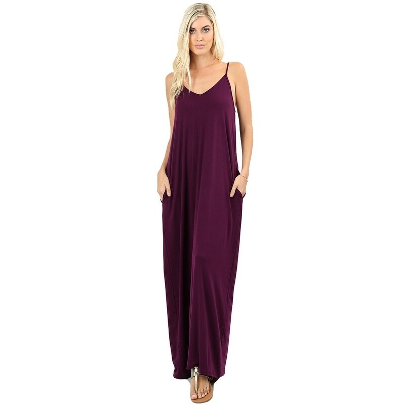 maxi sundress with pockets