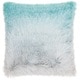 preview thumbnail 10 of 32, Mina Victory Illusion Fuzzy Shag Ombre Throw Pillow by Nourison