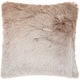 preview thumbnail 11 of 32, Mina Victory Illusion Fuzzy Shag Ombre Throw Pillow by Nourison