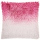 preview thumbnail 4 of 32, Mina Victory Illusion Fuzzy Shag Ombre Throw Pillow by Nourison