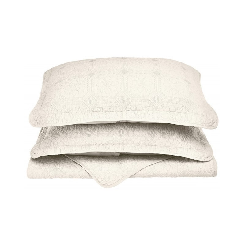 Kotter Home Elodie 100% Cotton Quilt Set