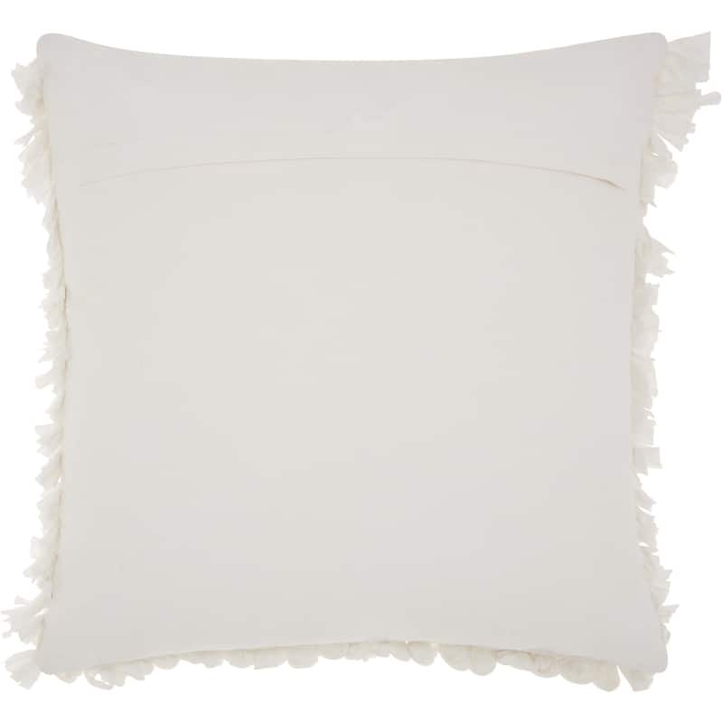 Mina Victory Paper Loop Shag Throw Pillow by Nourison