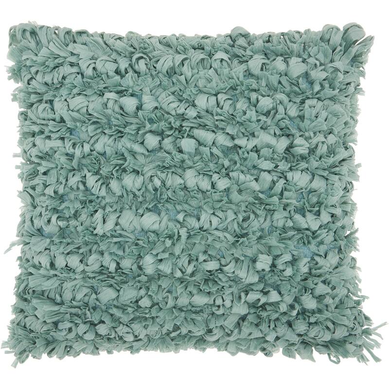Mina Victory Paper Loop Shag Throw Pillow by Nourison